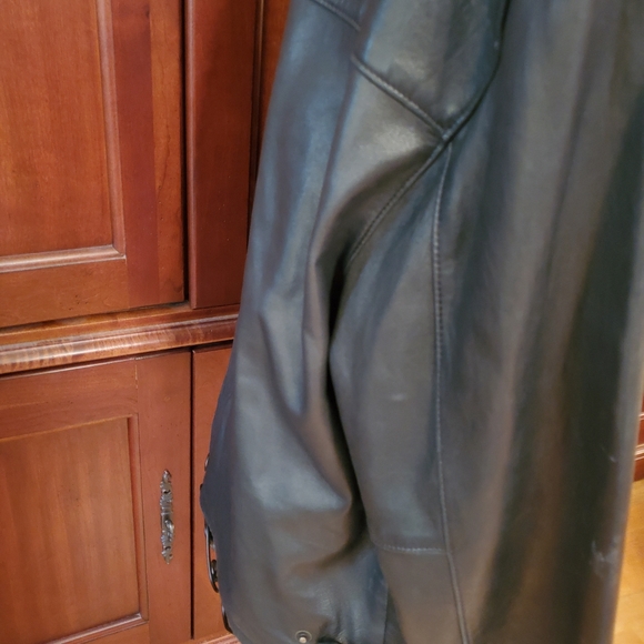 Ladies Seacrest Leather Jacket Large - Picture 3 of 7